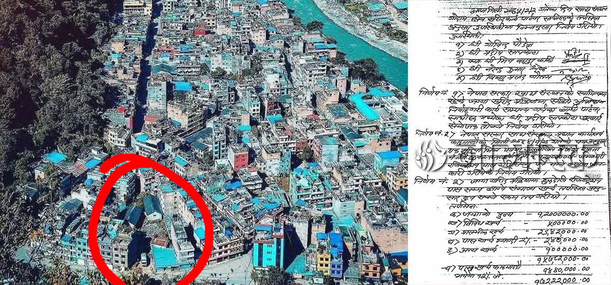 ६० कराेड पर्ने खाद्य संस्थानको जग्गा एक करोडमा किनबेच