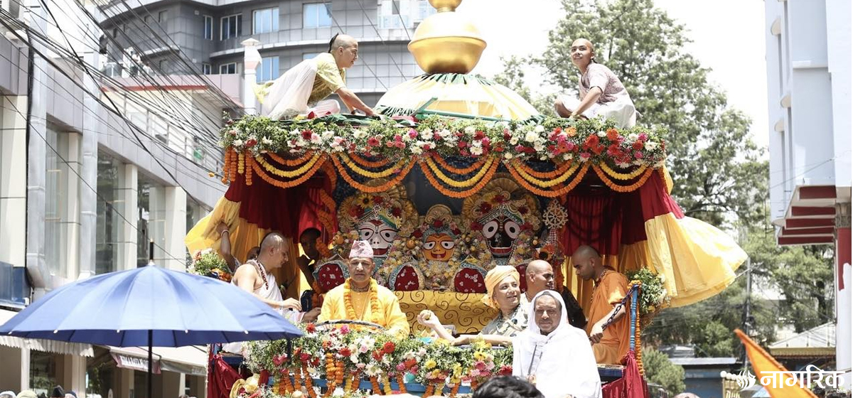 काठमाडौंमा जगन्नाथ रथयात्रा महोत्सव (तस्बिरहरु)