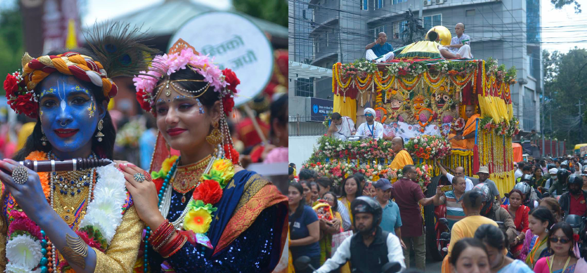 काठमाडौंमा जगन्नाथ रथयात्रा (तस्बिरहरु)