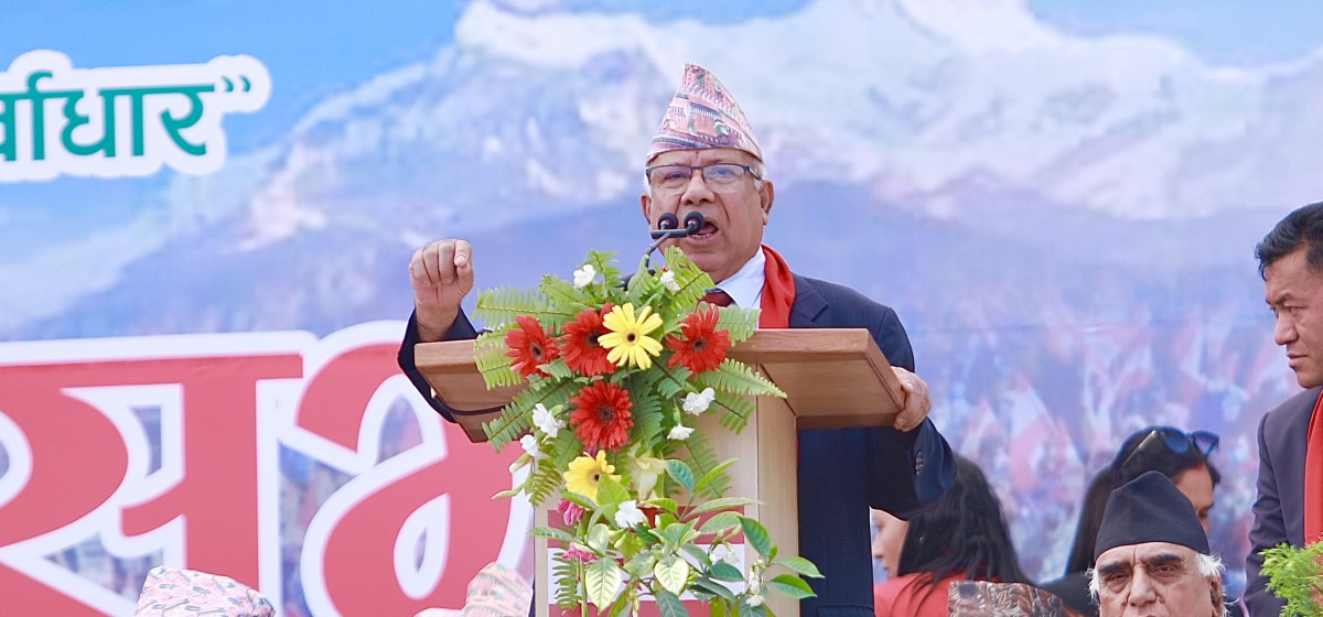 ओली बयलगाढा दर्शनको प्रवद्धर्कः माधव नेपाल
