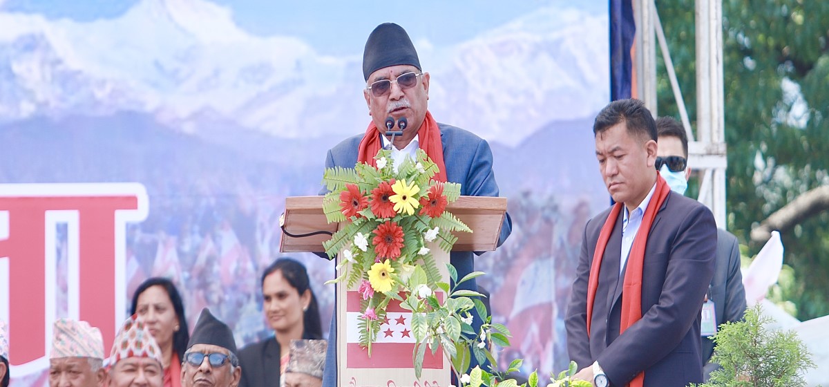 गठबन्धन टुटाउन षड्यन्त्र भईरहेको छः दाहाल