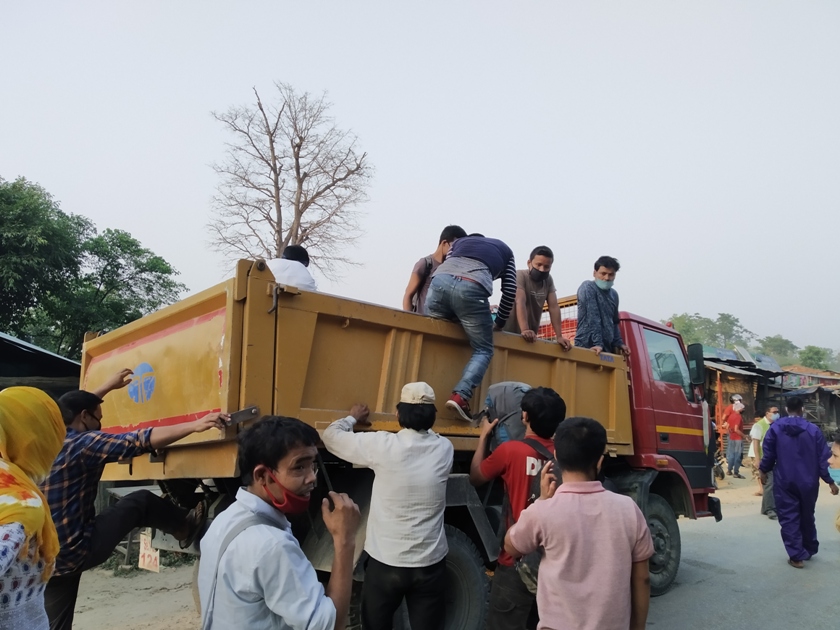 आफ्नैबाट त्रसिँदैछन् स्थानीय, राति पुर्‍याइन्छ क्वारेन्टिनमा