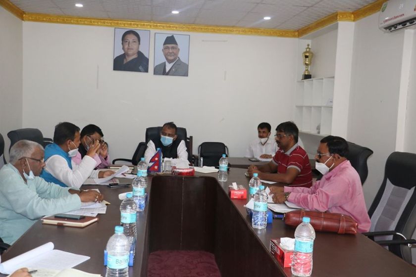 प्रदेश २ मा बाढी पीडितलाई उद्वार, व्यवस्थापन र राहतका लागि मन्त्रीस्तरीय समिति