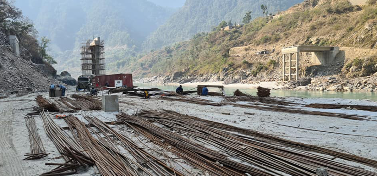 फोक्सिङटार पुलको ढिलासुस्तीमा स्थानीय सरकारको ताकेता