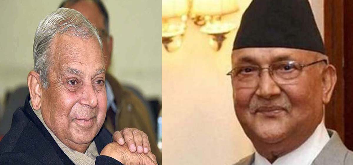 प्रधानमन्त्री बन्न ओलीको प्रस्ताव