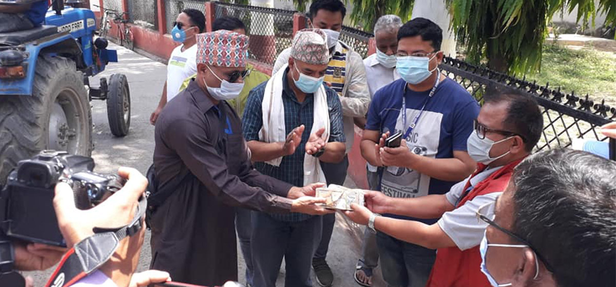 अक्सिजन खरिद गर्न भेरी अस्पताललाई नागरिक स्तरबाट सहयोग