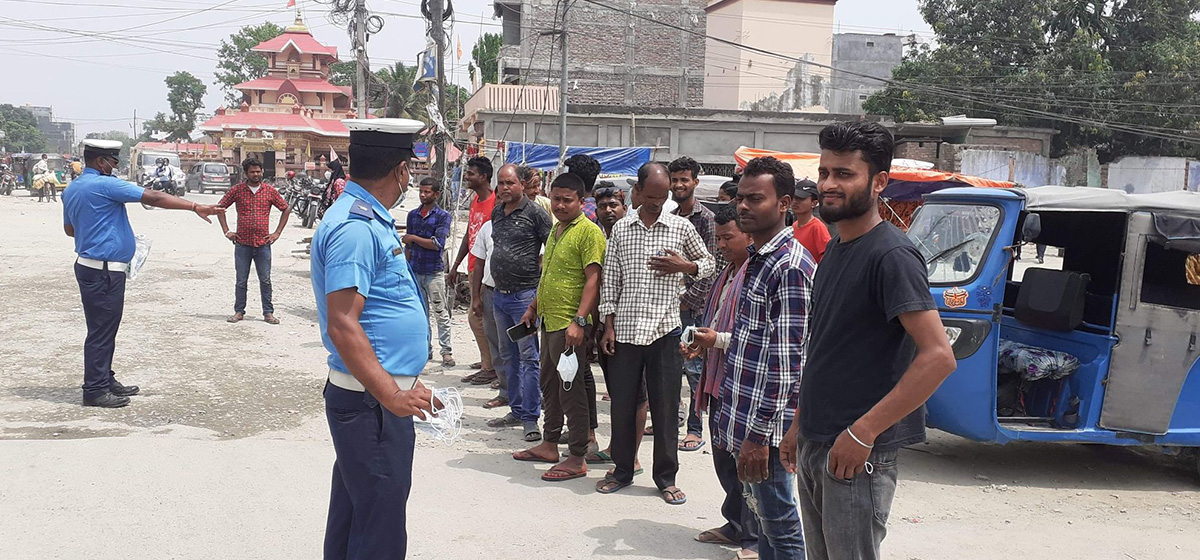 प्रदेश १ मा 'मास्क खै ?' अभियान