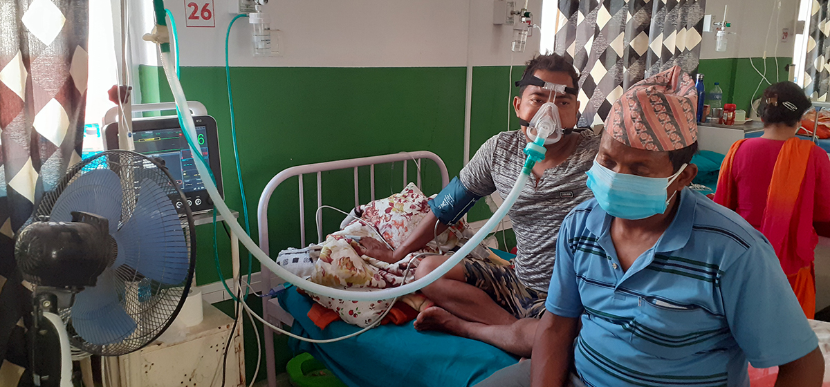 बाँकेमा काेरोना कहरः सिकिस्त भएर अस्पताल पुग्दा मृत्यु हुने धेरै