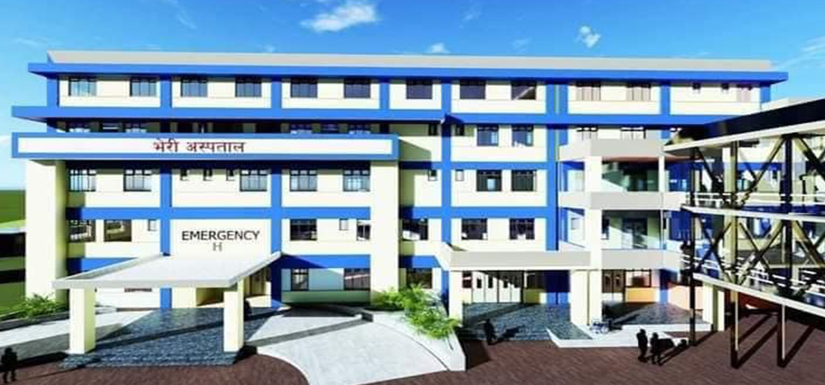 पूर्वाधारले भरिँदै भेरी अस्पताल