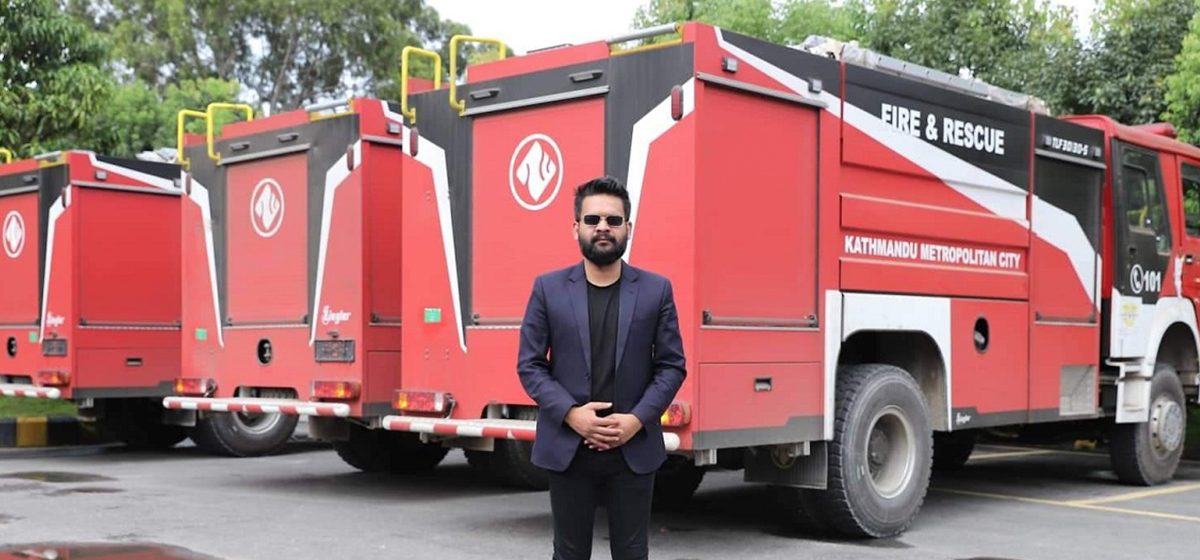 काठमाडौं महानगरले ल्यायो तीन वटा दमकल