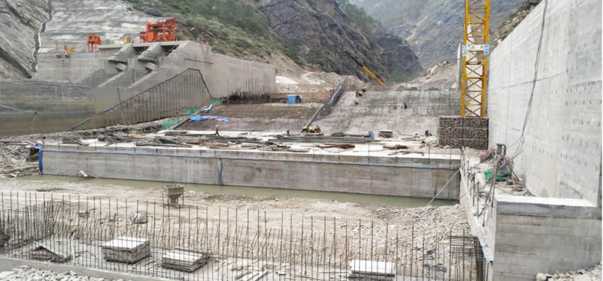 रसुवागढी जलविद्युत् आयोजनाको उपकरण जडान तीव्र