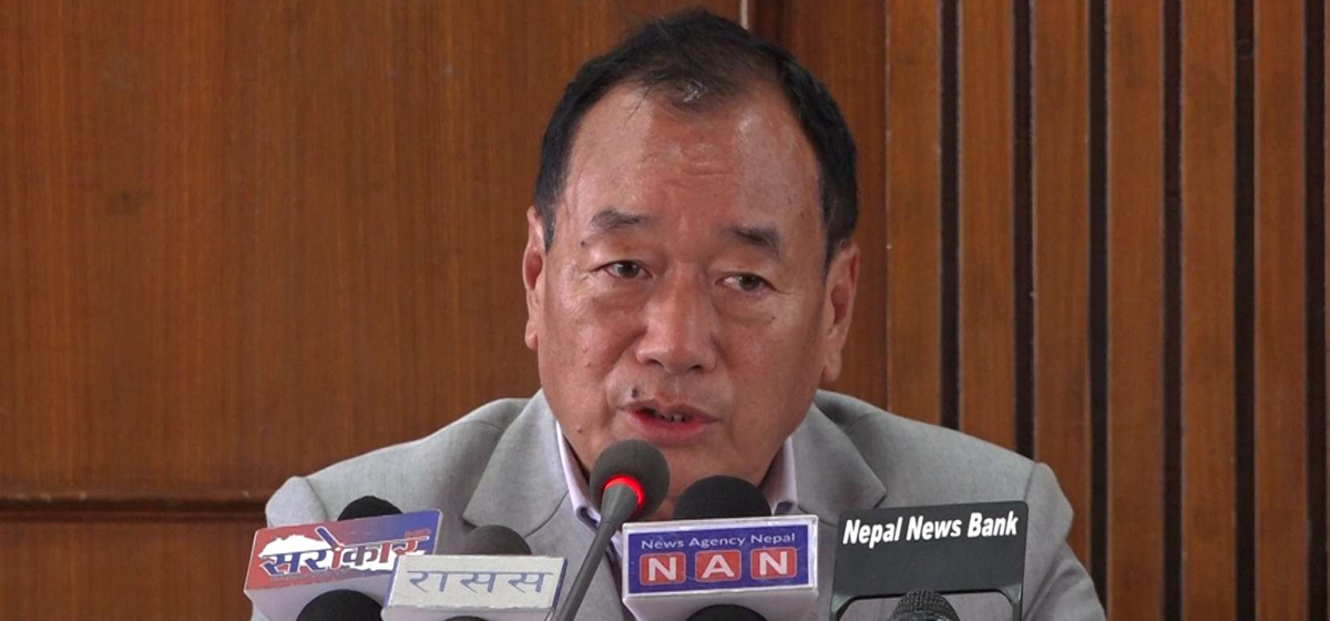 न्यारोबडी जहाज इजरायलबाट मर्मत गरी सोमबार नेपाल आउँछः मन्त्री तामाङ
