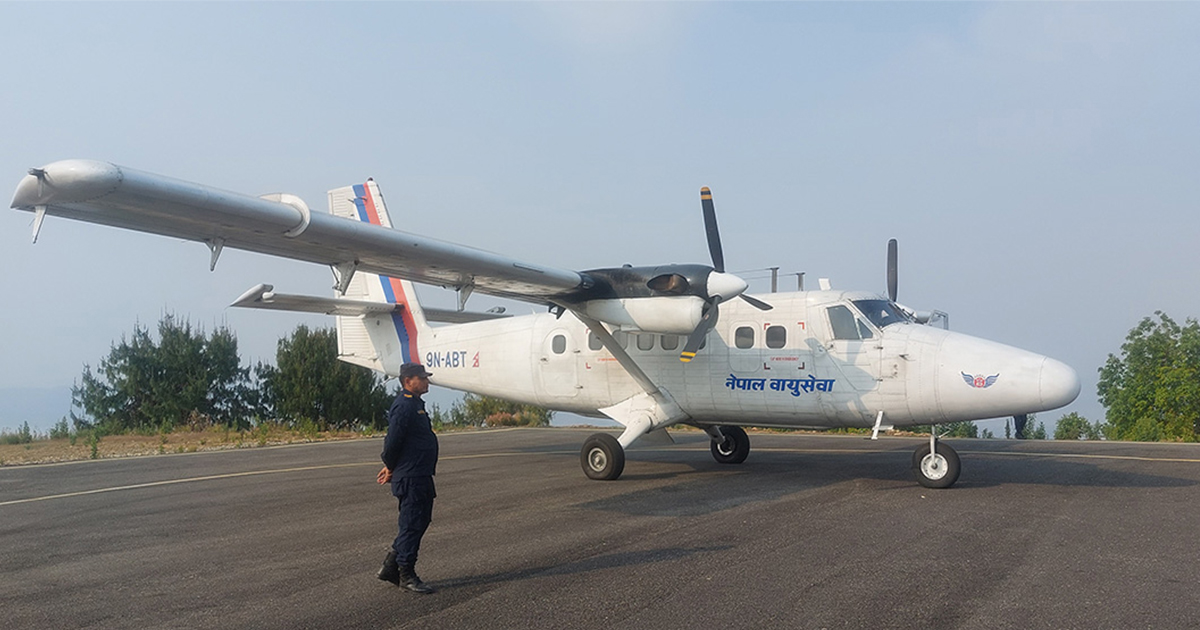 रेसुङ्गा विमानस्थलबाट आजदेखि सातामा तीन उडान